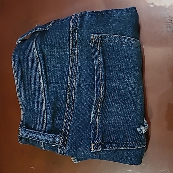 SO Brand Stretch Denim Distressed Shorts High Rise Shortie 5/27 - Picture 9 of 9